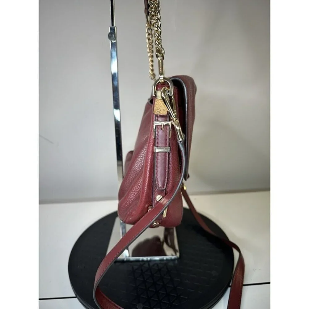 Michael Kors handbag Black Leather/Gold Detail